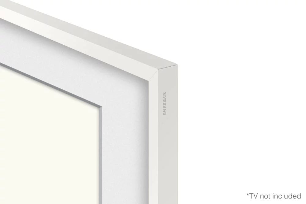 50-Inch Class  The Frame Series - Quantum  Smart  with a Samsung -SCFA50WTB 50" The Frame Customizable Bezel - Modern White (2022)