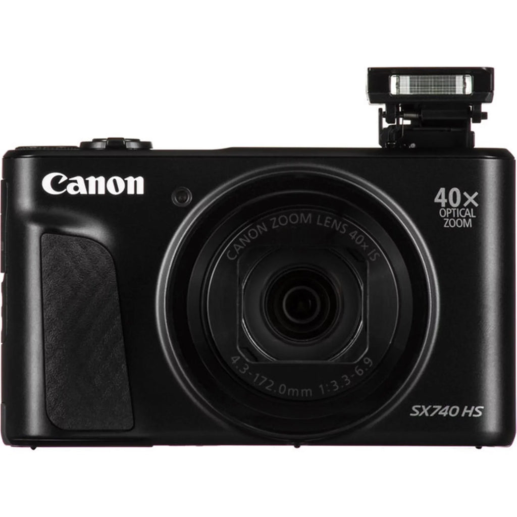 Canon PowerShot SX740  20.3MP Digital Camera Black with 64GB Memory card