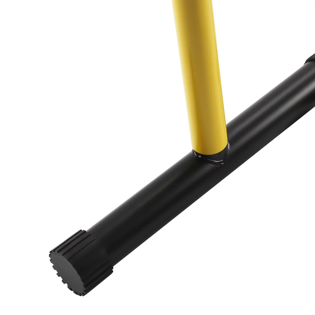 HiKaRiGuMi Portable Dip Bar Exercise Your Arms, Abdominal Muscles, Chest, Shoulders, and Back Through Pull-ups 20.08-26.77 Inches Spacing,High-strength Steel Pipes