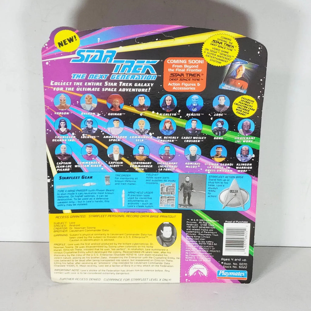 Star Trek The Next Generation Lore 4 inch Action Figure