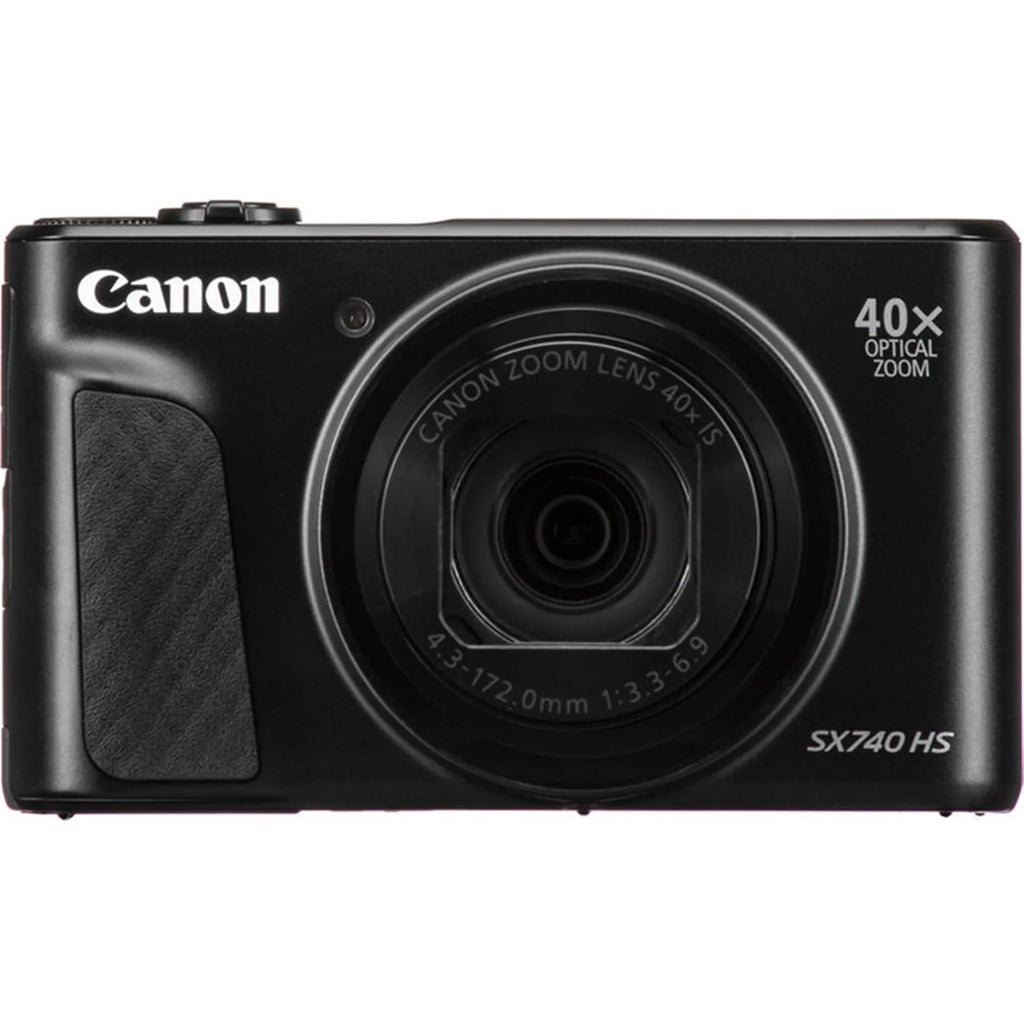 Canon PowerShot SX740  20.3MP Digital Camera Black with 64GB Memory card