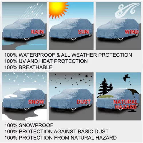 iCarCover Fits [Chrysler Pacifica] 2004 2005 2006 2007 2008 For Automobiles Waterproof Full Exterior Hail Snow Indoor Outdoor Protection Heavy Duty Custom Vehicle  Car Cover