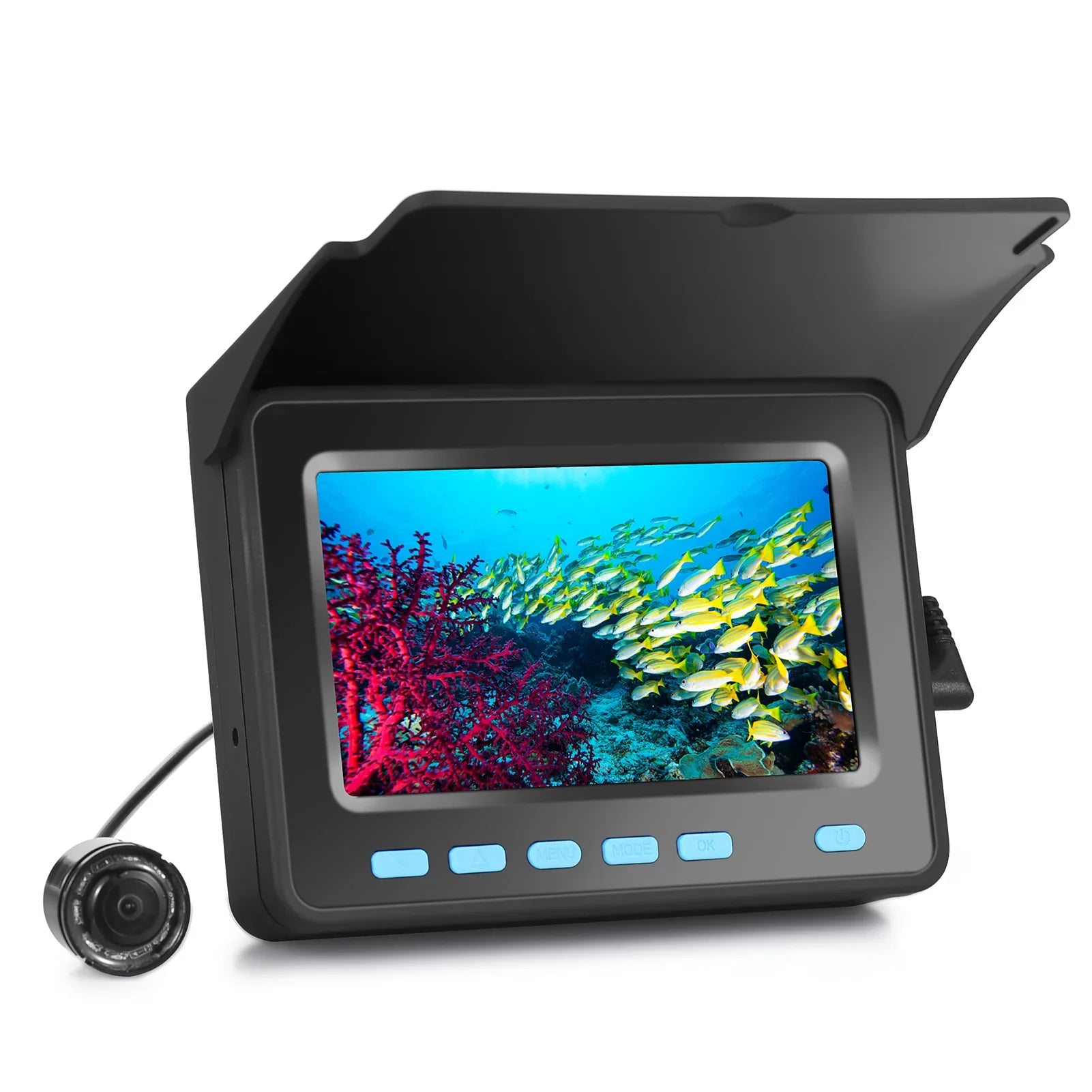 1200TVL Underwater Fishing Camera Fish Finder   8PCS   Night Vision