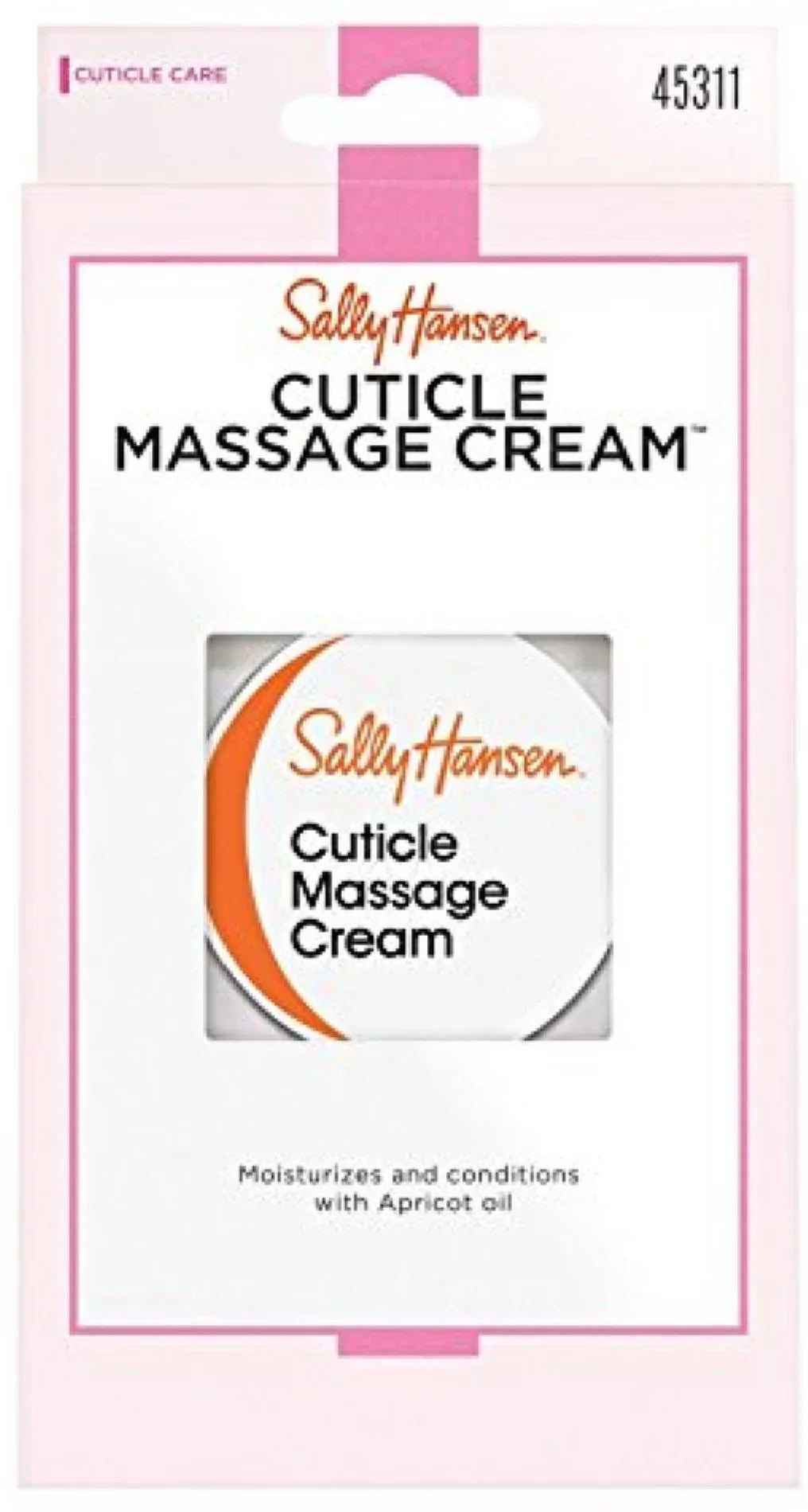 Sally Hansen Cuticle Massage Cream 0.4 oz (Pack of 6)
