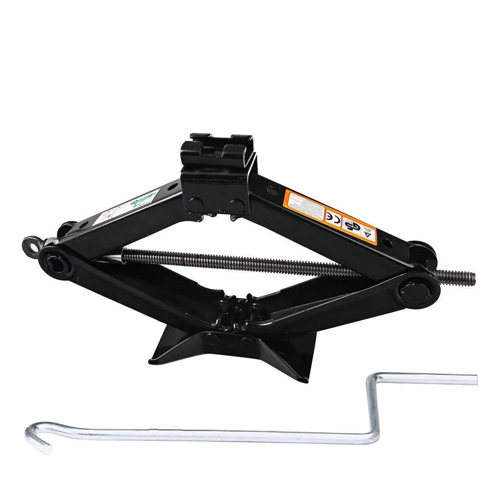Dayplus Heavy Duty 2 Ton Scissor Jack + Extendable Wheel Wrench Car Van Repair Tool Kit