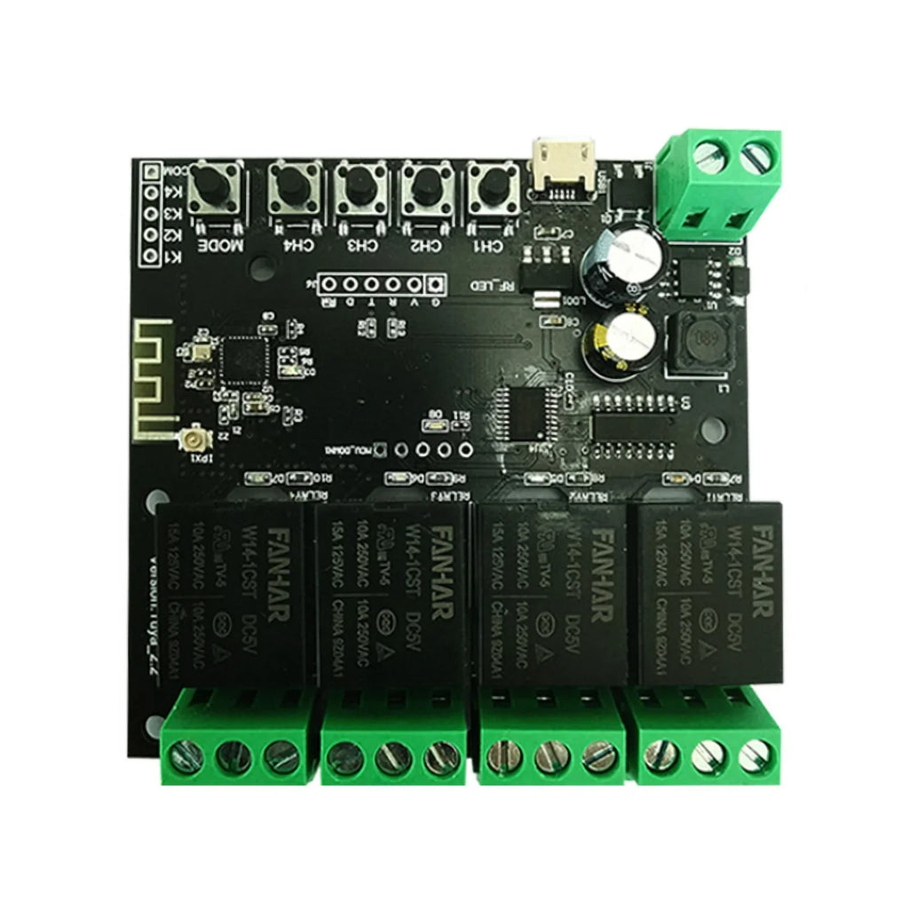 WiFi Relay Tuya Smart Switch Module 12V Smart life  Remote Control Timer  Inching Self-Locking Work with Alexa Google Home