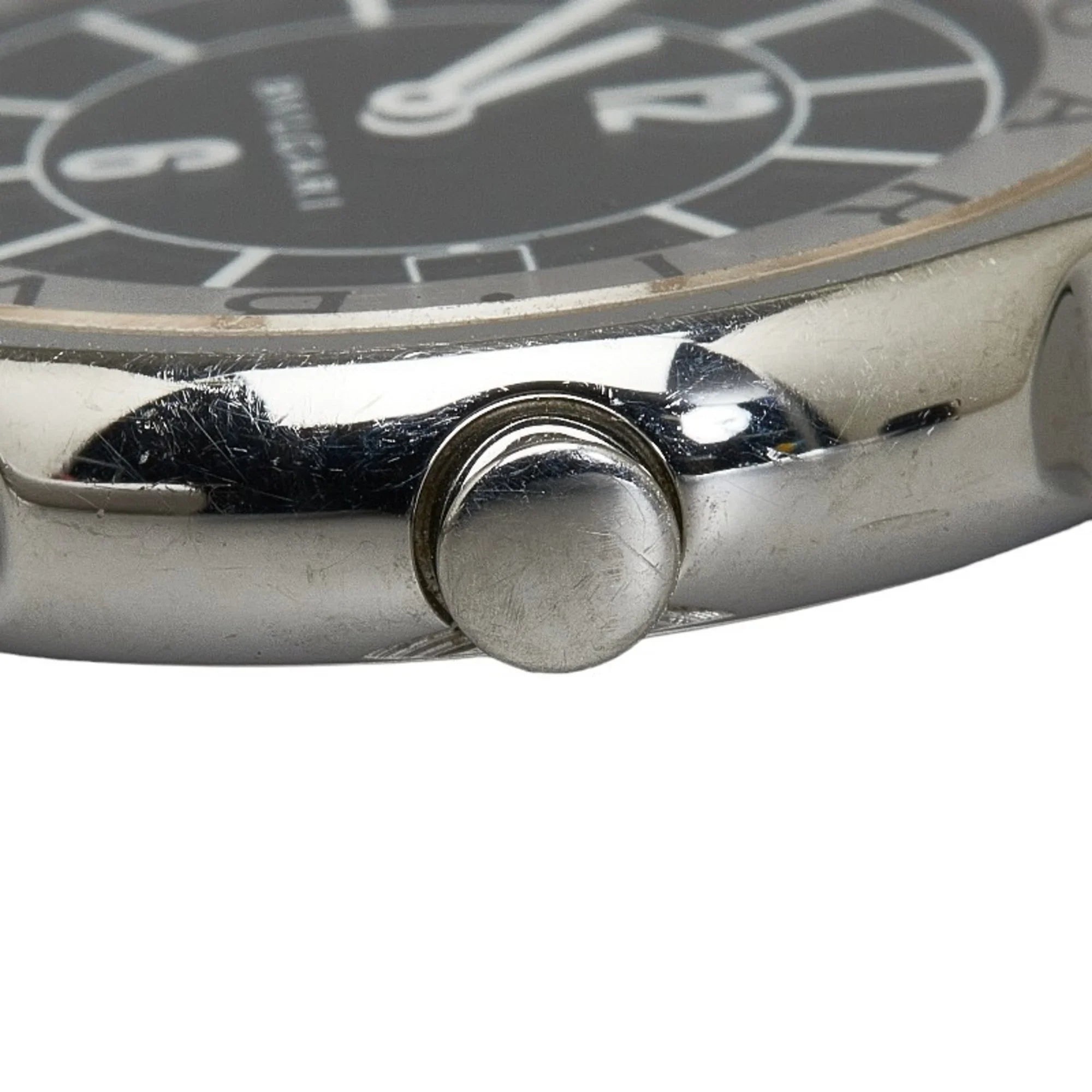 Pre-Owned  Solotempo Leather (non-original) Watch ST35S Quartz Black Dial Stainless Steel Women's (Good)