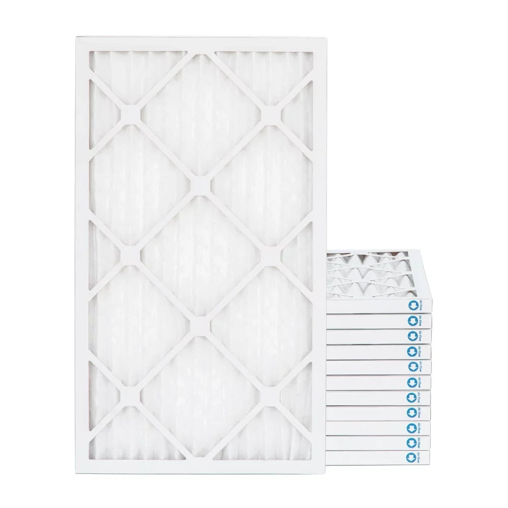 Pamlico Air 18x30x1  8 Pleated  Furnace Air Filters. Case of 12. Actual Size: 17-3/4 x 29-3/4 x 3/4