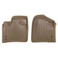 Smartliner Front 1st Row Floor Liner Mat Tan for 2008-2020 Dodge Grand Caravan
