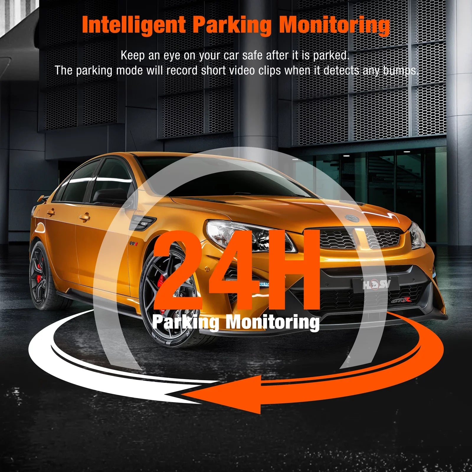 3 Channel Car Camera Dash Cam Front and Rear Inside with  Night Vision 1080P Dash Camera Three Way Triple Parking Monitor Motion Detection Accident Lock
