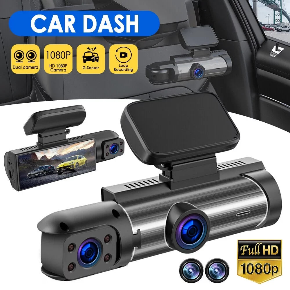 Vtin Car Dual Lens Dash Cam  1080P Video Recorder Camera G-sensor Parking Monitor