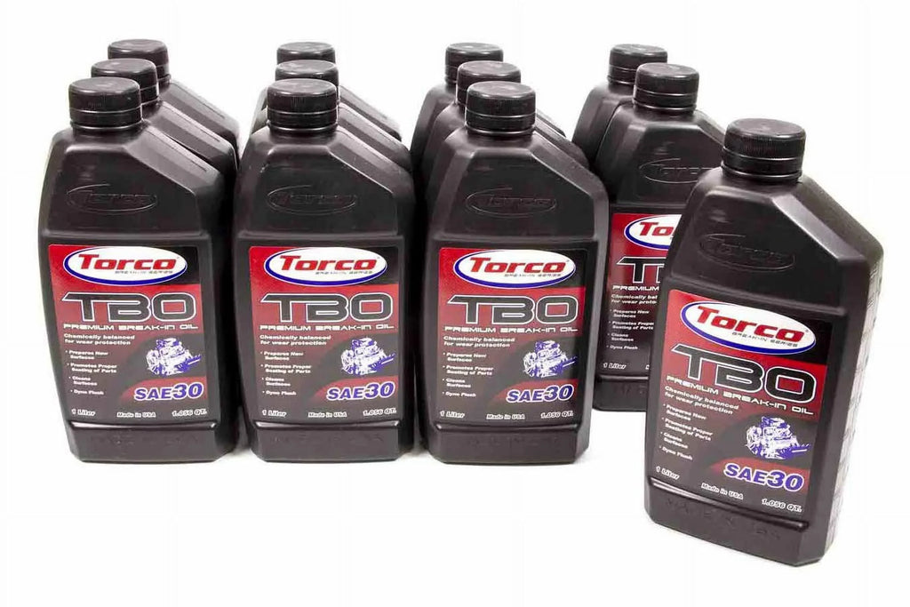 Torco  1 Litre   30W Conventional Break-In Motor Oil - Set of 12