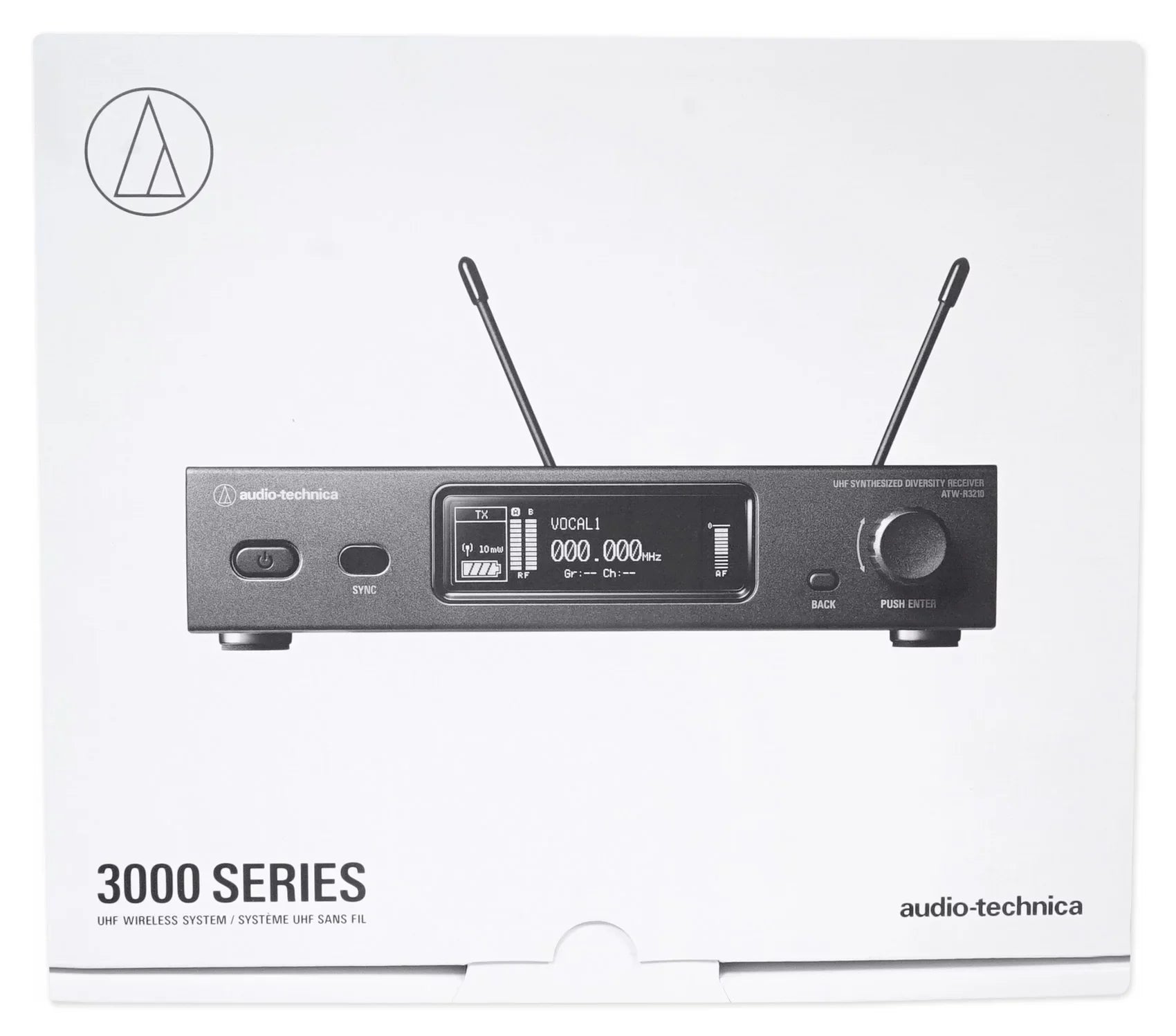 Audio Technica -3212/C710DE2 Wireless Handheld Mic+Tower Home Theater Speaker