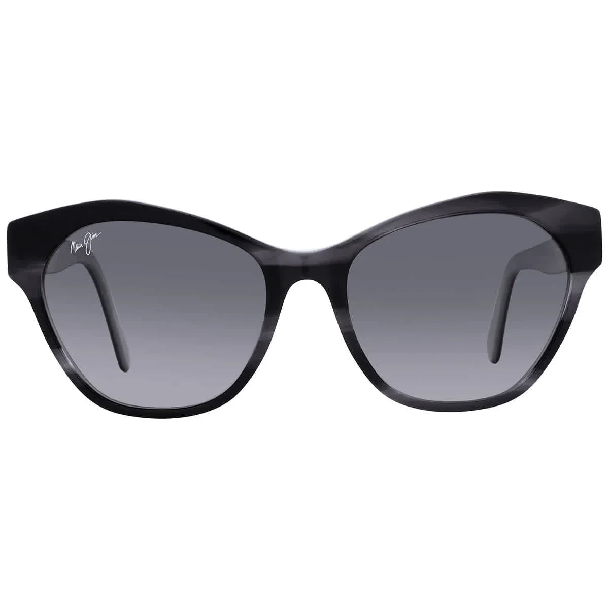 Maui Jim Kila Neutral Grey Browline Ladies Sunglasses GS819-02A 54
