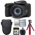 Kodak  AZ405 Digital Camera (Black) + Extra Battery +Tripod + Case -64GB Kit