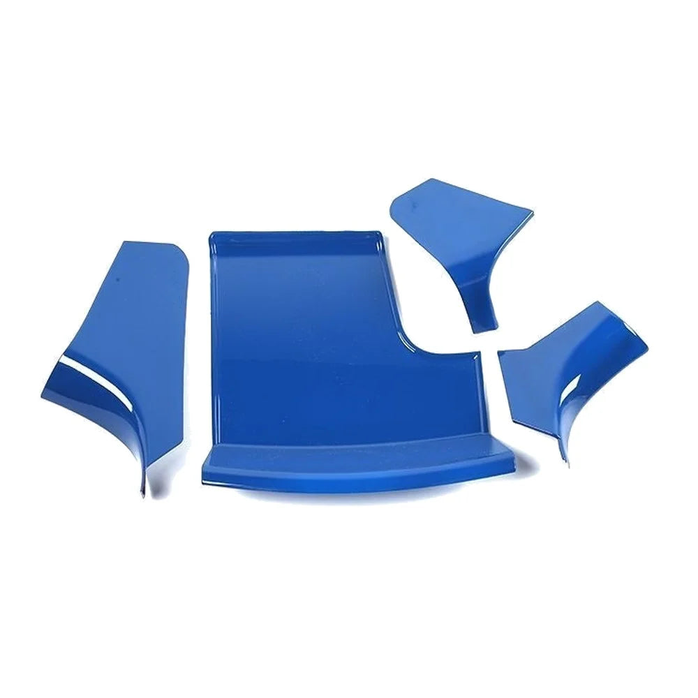 Teledu Blue  Center Console Gear Shift Storage Trim Panel