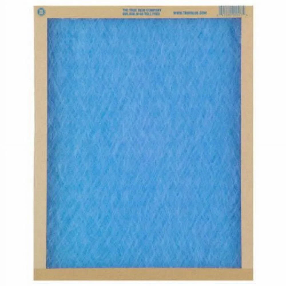 True Blue 120201 20" x 20" x 1" Flat Panel Spun Fiberglass Disposable Furnace Air Filter  2 - Quantity of 12
