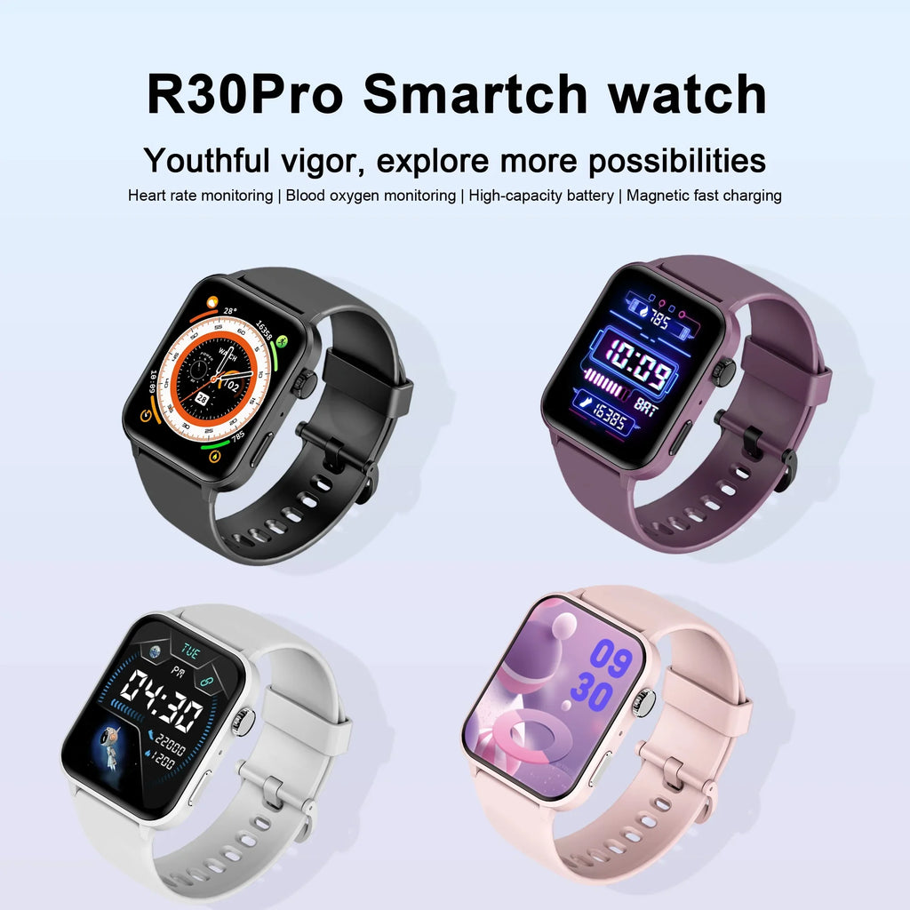 Blackview Smart Watch for Android and iOS, Fitness Tracker with Bluetooth Call, 1.83"  Touch Screen, Waterproof, 4 Mini Games,100+ Sports, Smartwatch with Voice Assistant, Romantic Gifts Set of 2