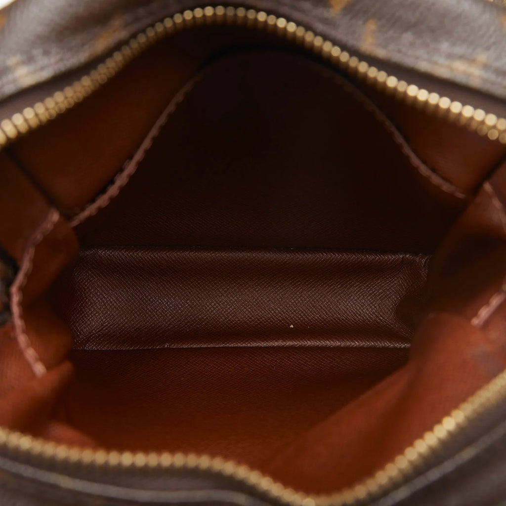 Pre-Owned Authenticated Louis Vuitton Monogram Amazone Canvas Brown Crossbody Bag Unisex (Fair)