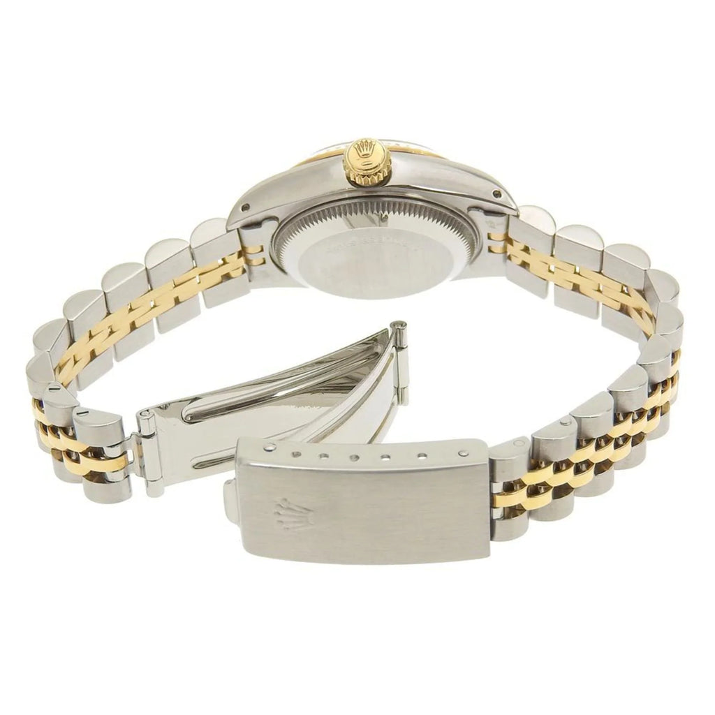 Pre-Owned Rolex Datejust combination automatic watch champagne gold dial 98 series 54g 79173 2023/09 (Like New)