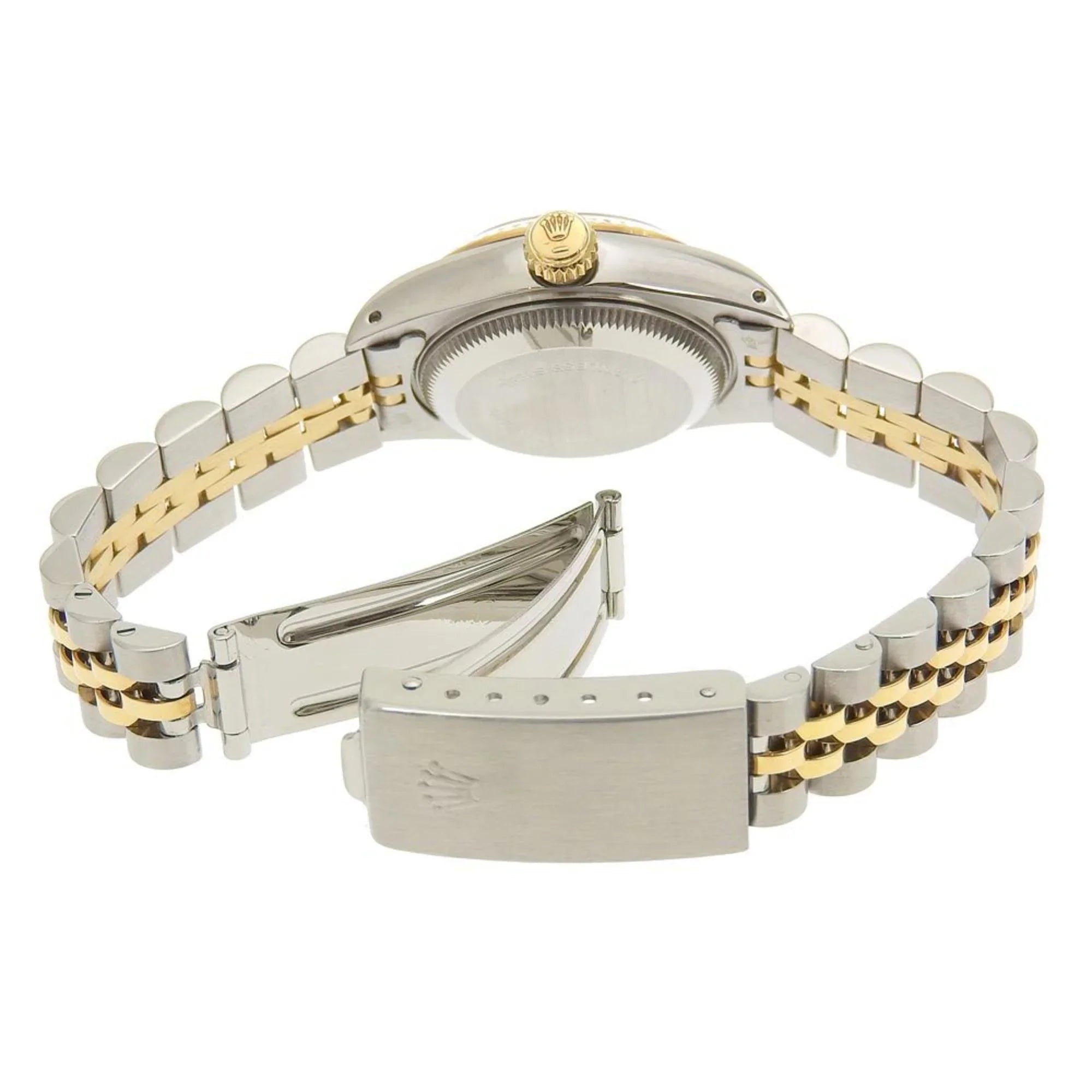 Pre-Owned Rolex Datejust combination automatic watch champagne gold dial 98 series 54g 79173 2023/09 (Like New)