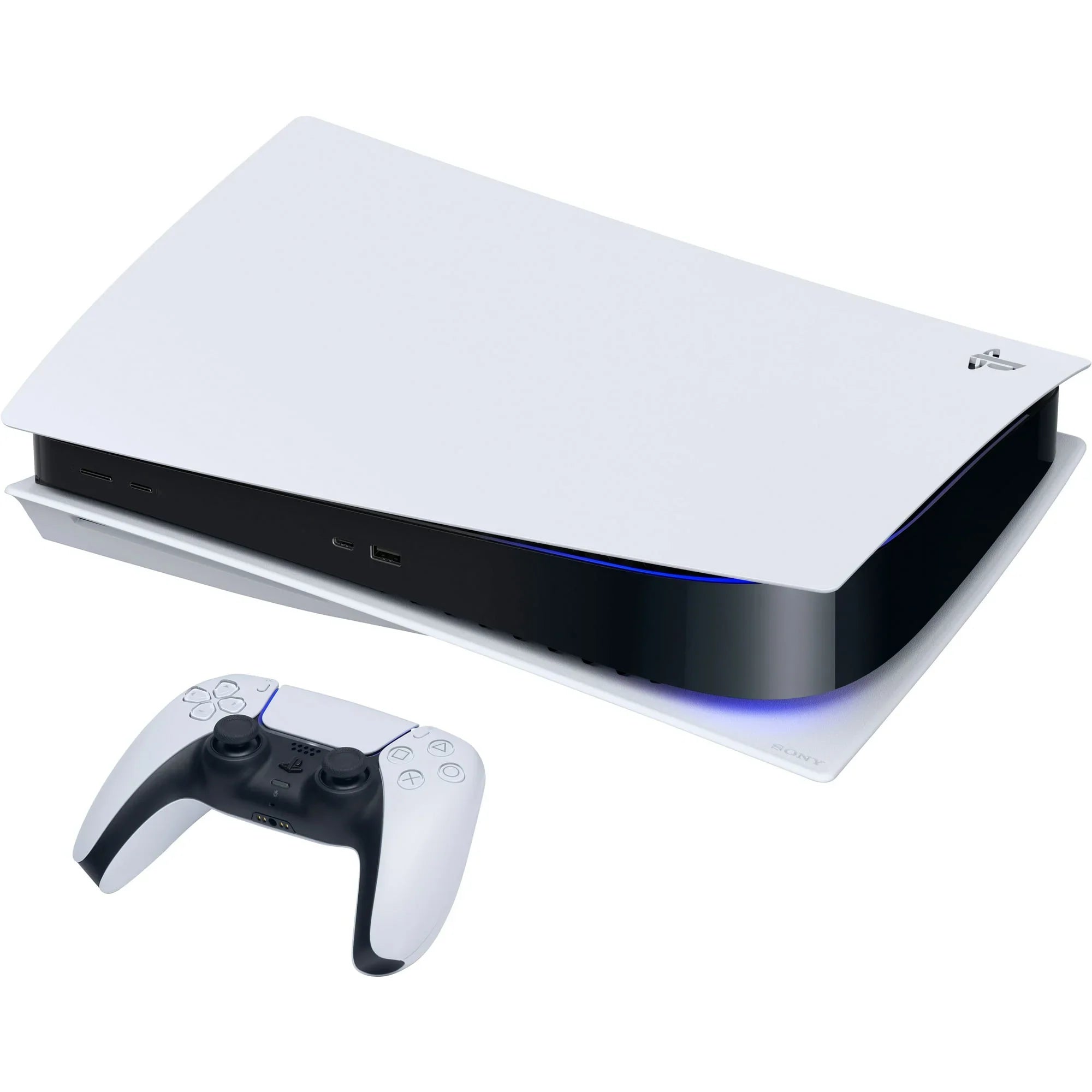 Sony PlayStation_PS5 Video Game Console (Disc Edition) – God of War Ragnarök Bundle –with Extra White Dualsense Controller, Cefesfy