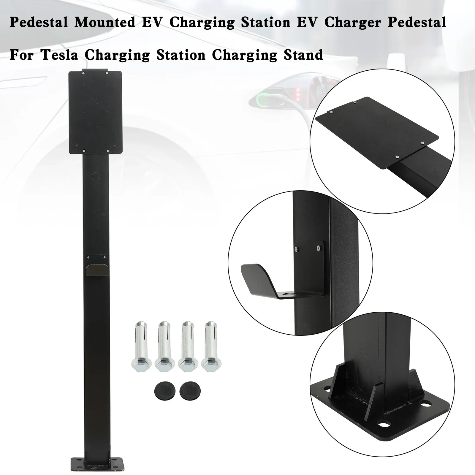 Pedestal Mounted  Charging Station  Charger Stand For Tesla Charging Station