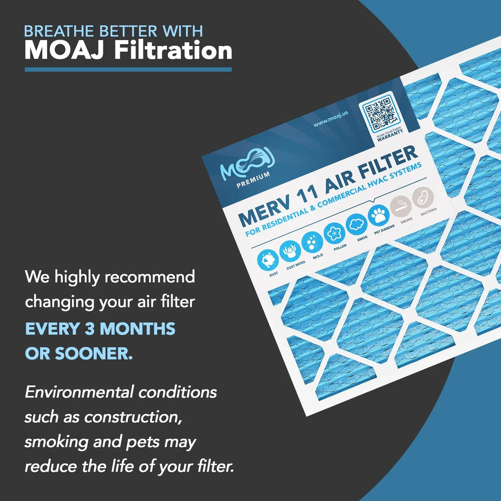 24x30x1 Air Filter (6-) |  11 |  Premium Allergen Defense |    | Pleated Replacement Air Filters for  & Furnace Applications | Actual Dimensions: 23.70" x 29.70" x 0.75" (in.)
