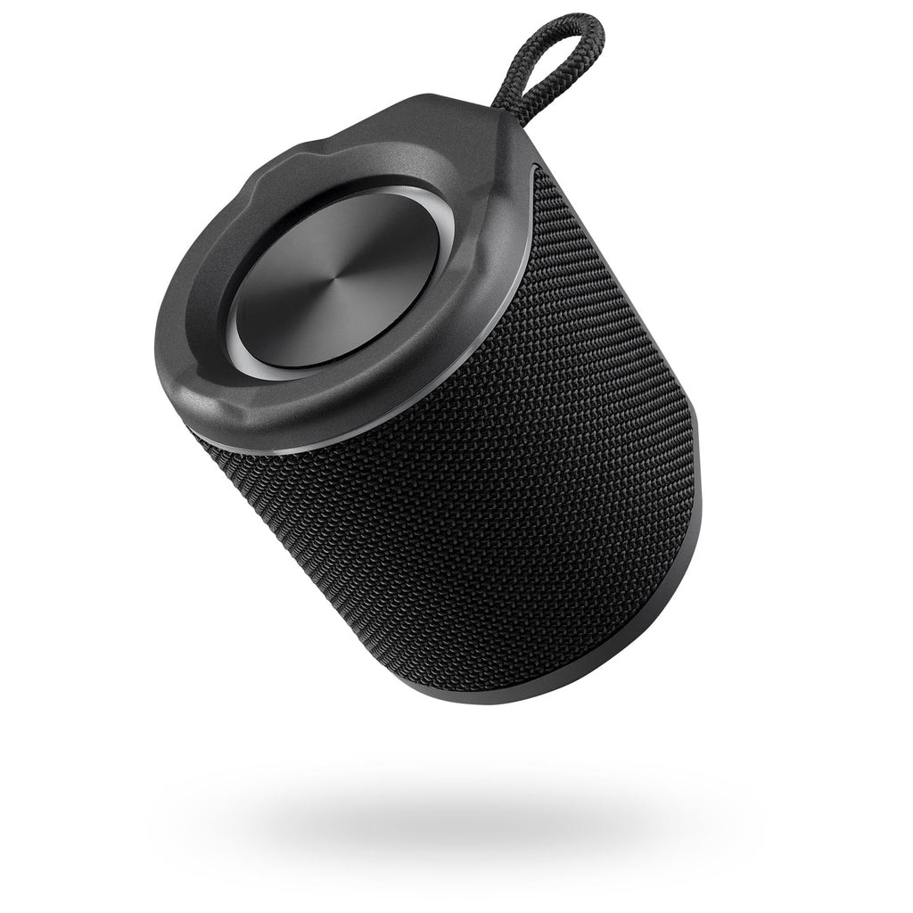 iLive Light up Bluetooth Wireless Waterproof Fabric Speaker, ISBW103B, Black