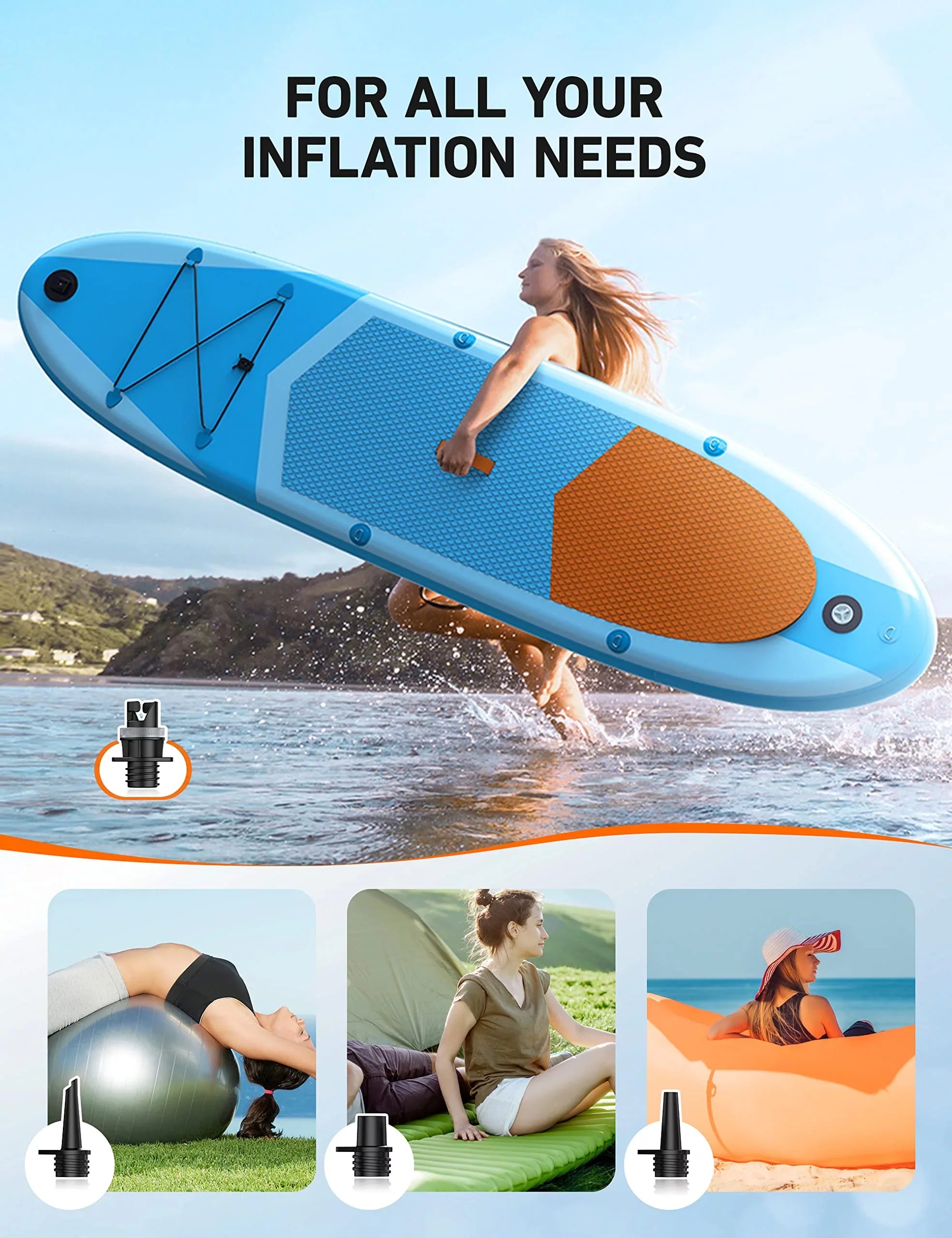 Paddle Board Pump, 20  High-Pressure  Electric Pump