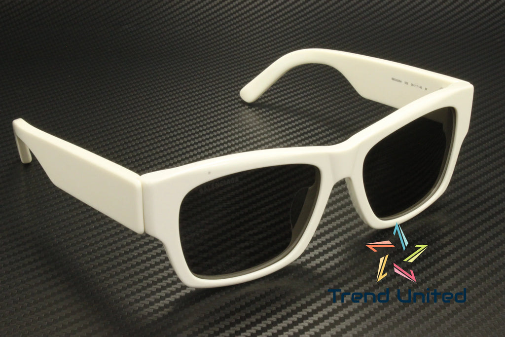 Balenciaga Grey Square Unisex Sunglasses BB0262SA 003 56