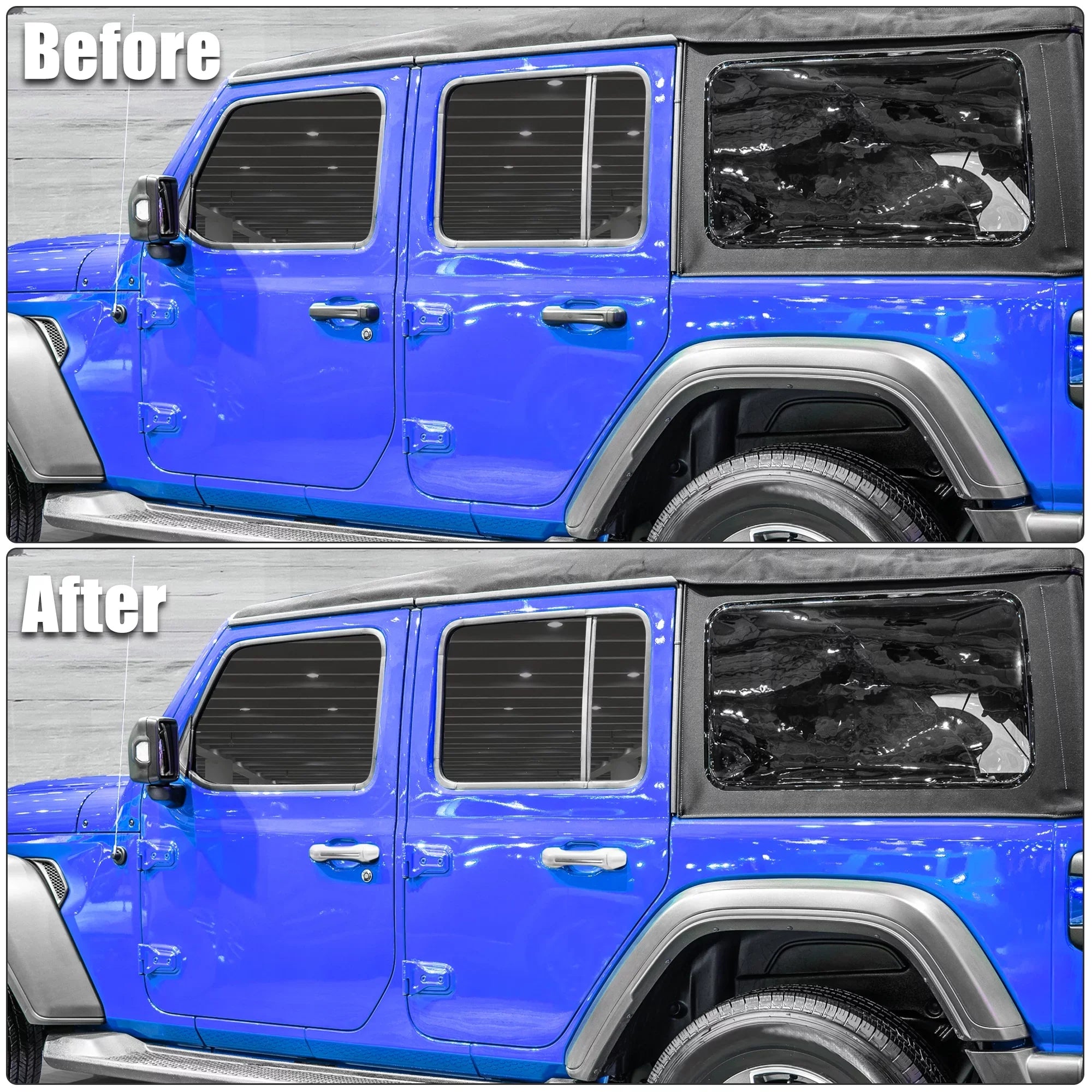 Silver Tone Door Handle Trim Cover Kit and Tailgate Handle Cover for Jeep Wrangler    2 & 4 Doors 2018-2021