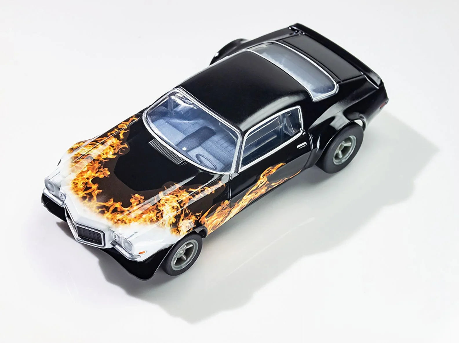 Mega-G+ 1970 Camaro Wildfire Black Yellow and Orange  Slot Car