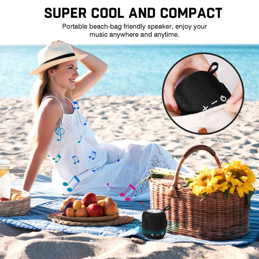 Bluetooth Speaker: Powerful Stereo Sound, IPX7 Waterproof, True Wireless Stereo Pairing, Portable Design, Latest Bluetooth V5.2 - Perfect for Mi Max 3, Beach, Outdoor, Home, Parties, Scooter - Blue
