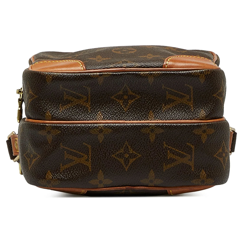 Pre-Owned Authenticated Louis Vuitton Monogram Amazone Canvas Brown Crossbody Bag Unisex (Fair)