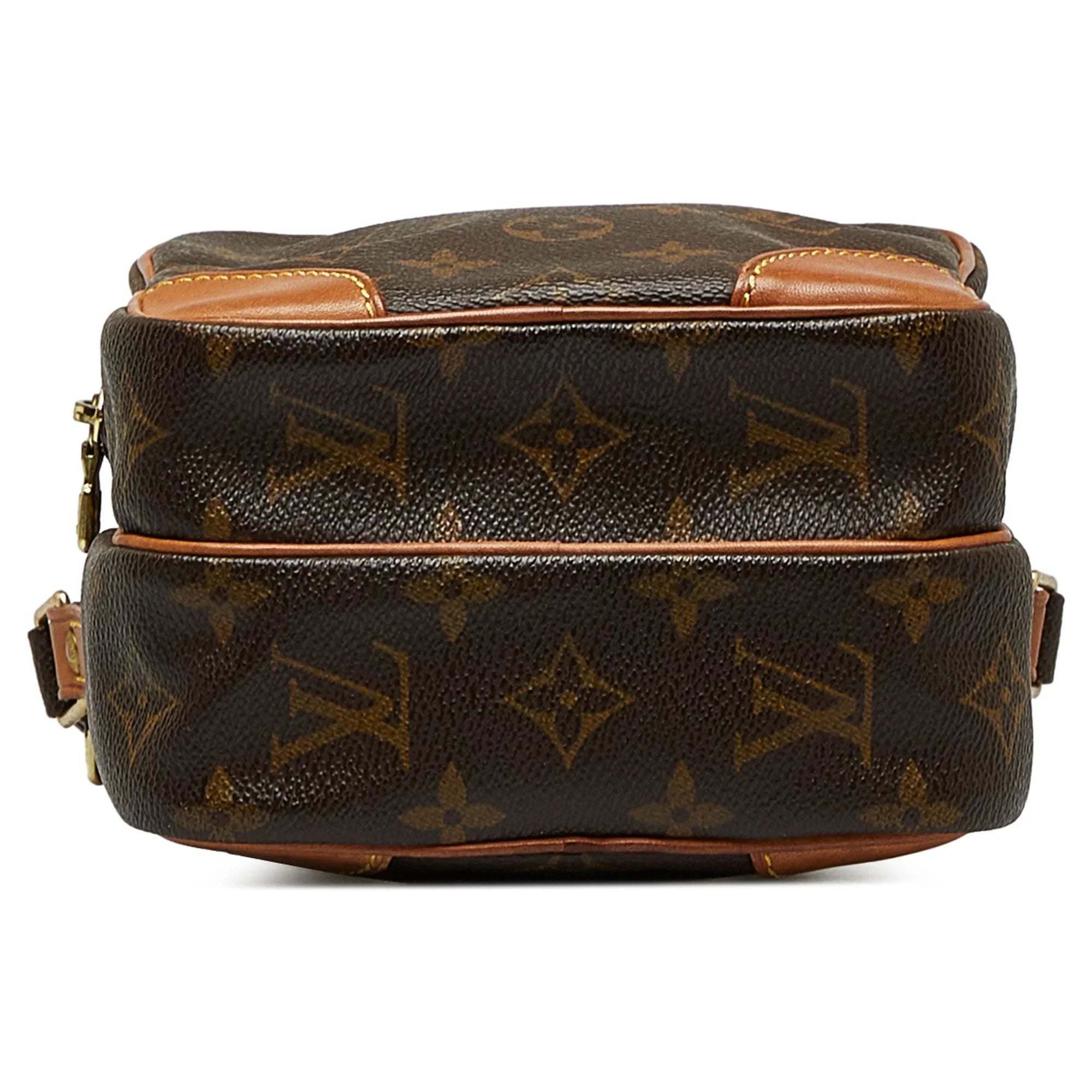 Pre-Owned Authenticated Louis Vuitton Monogram Amazone Canvas Brown Crossbody Bag Unisex (Fair)