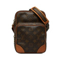 Pre-Owned Authenticated Louis Vuitton Monogram Amazone Canvas Brown Crossbody Bag Unisex (Fair)