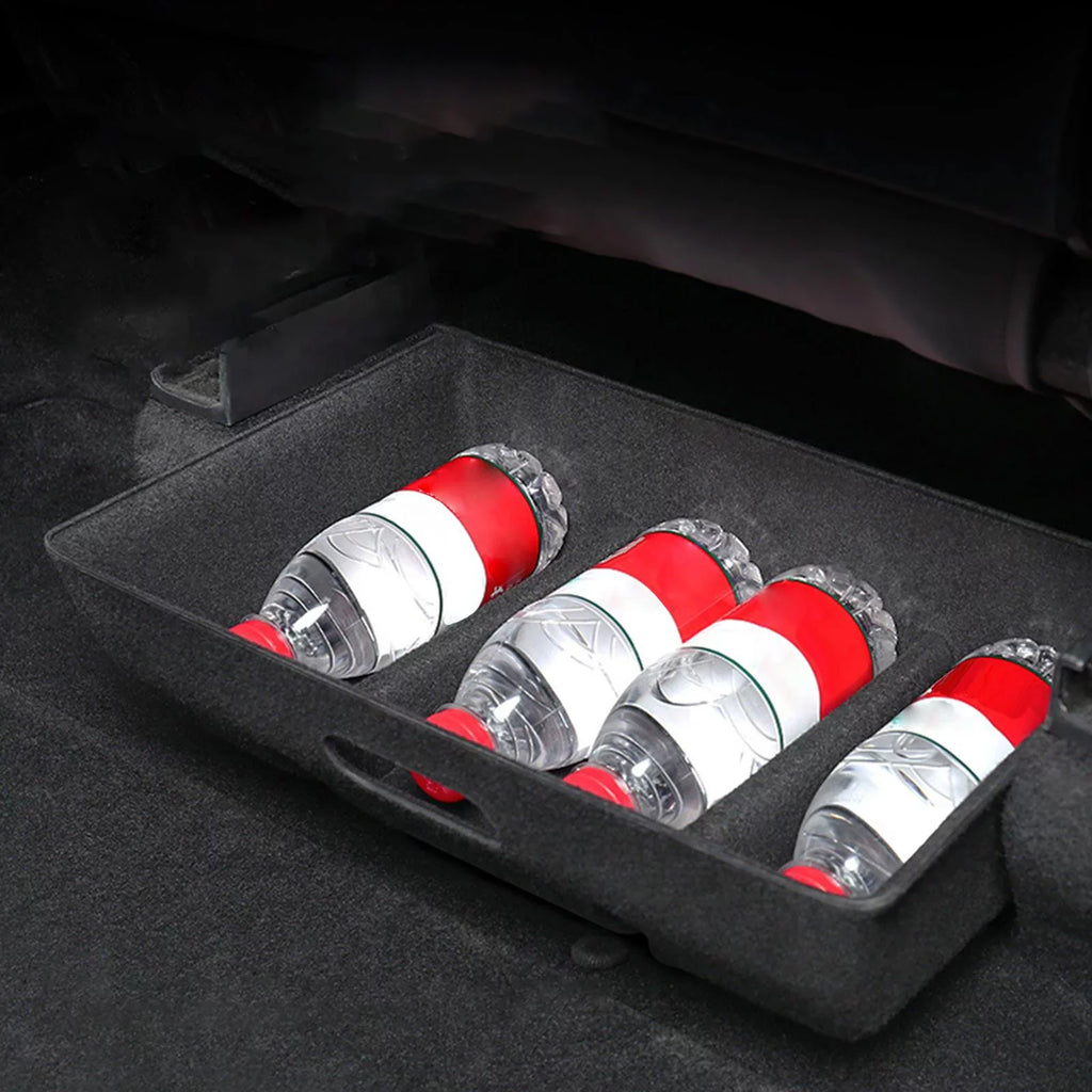 Underseat Storage Box Large Capacity Underseat Container Car Storage Case for Model Y