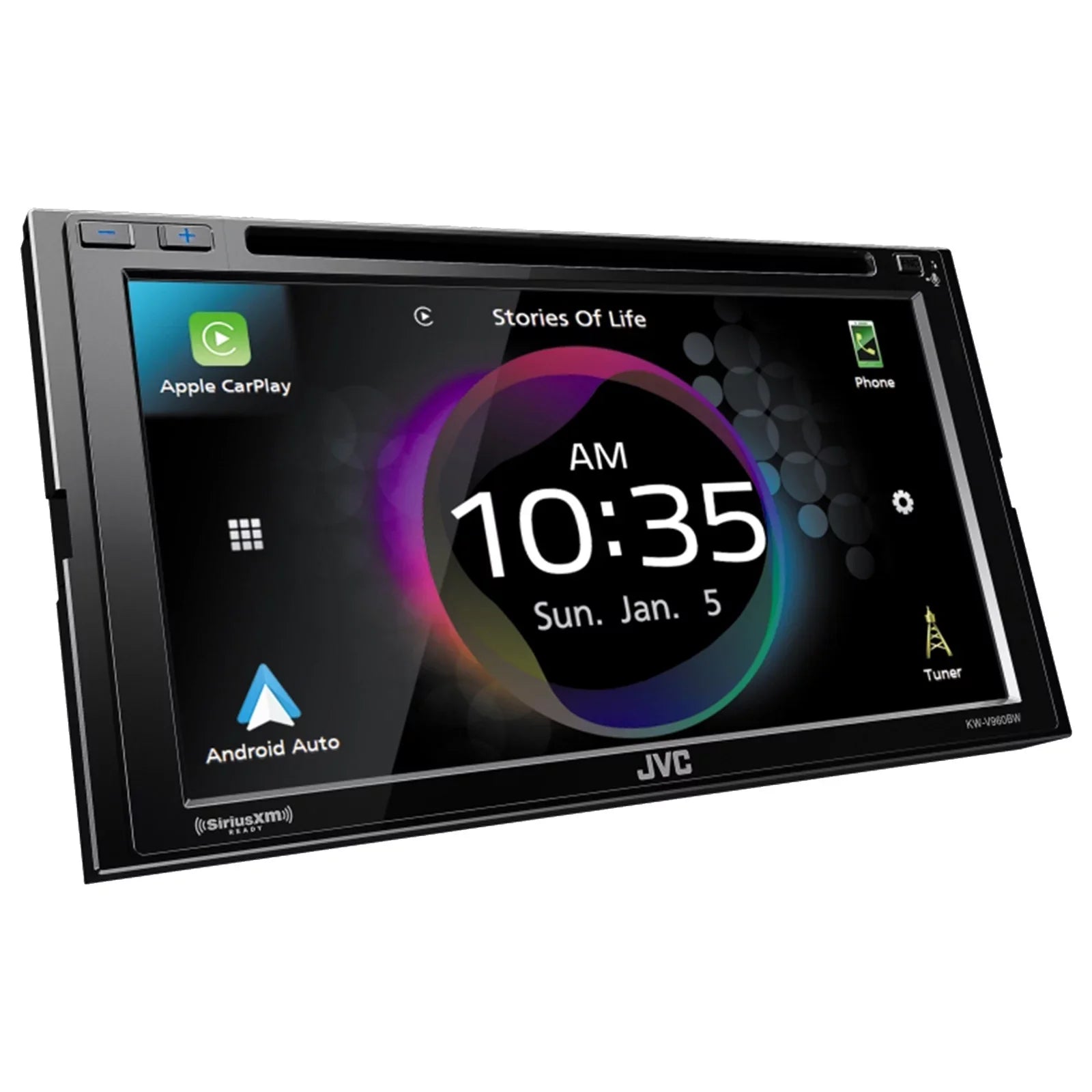 '-V960BW Double  / Radio Dual  Bluetooth / Player Car Receiver Bundle Combo with 2x 6x9" 3-Way Coaxial 500 Watts Max Power Automotive Car Audio Speakers and 16G Speaker Wire