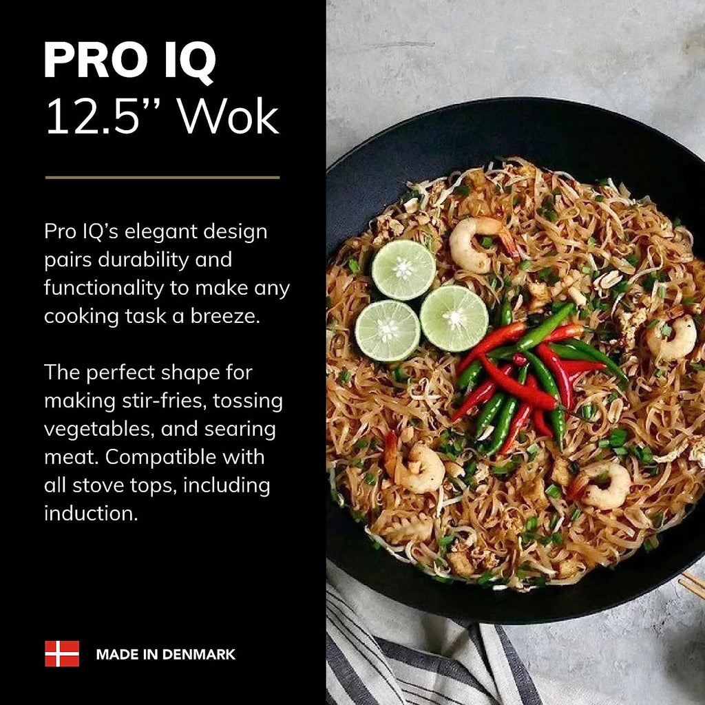 ScanPan   Black Cast Aluminum 12.5 Inch Wok