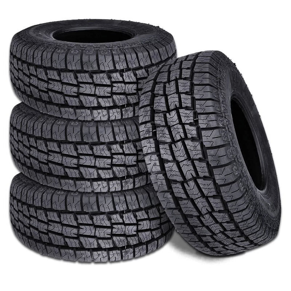 Set of 4 Lionhart Lionclaw ATX2 265/65R17 112T 600AA All Terrain Tires For Truck/ LHSTATX1765010 / 265/65/17 / 2656517 Fits: 2005-15 Toyota Tacoma Pre Runner, 2000-06 Toyota Tundra Limited