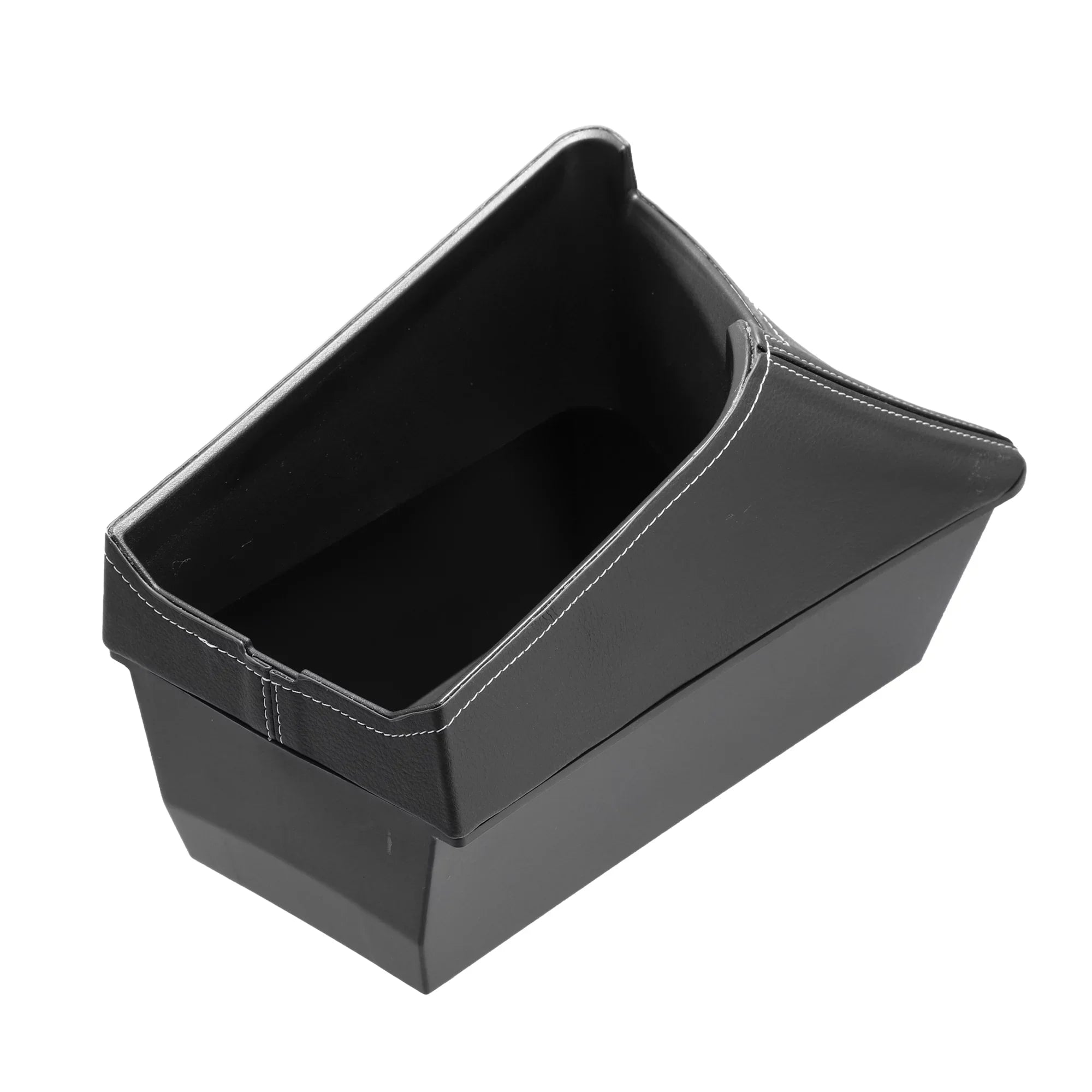 Unique Bargains Car Center Armrest  Storage Box Organizer Container Tray Black for  X1 F48 for  X2 F47 Red Side