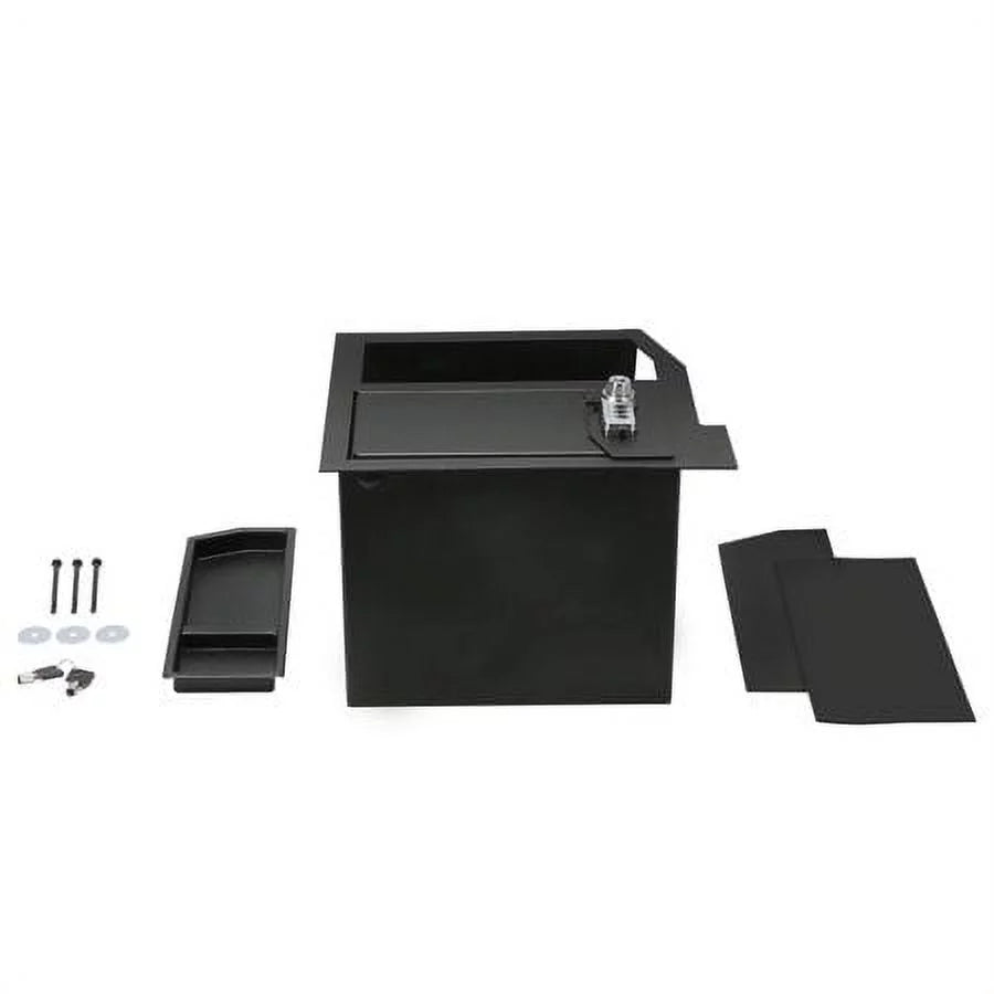 Center Console Gun Safe Storage Box Vault Compatible with 2007 - 2013 Toyota Tundra, 2008 - 2021 Toyota Sequoia