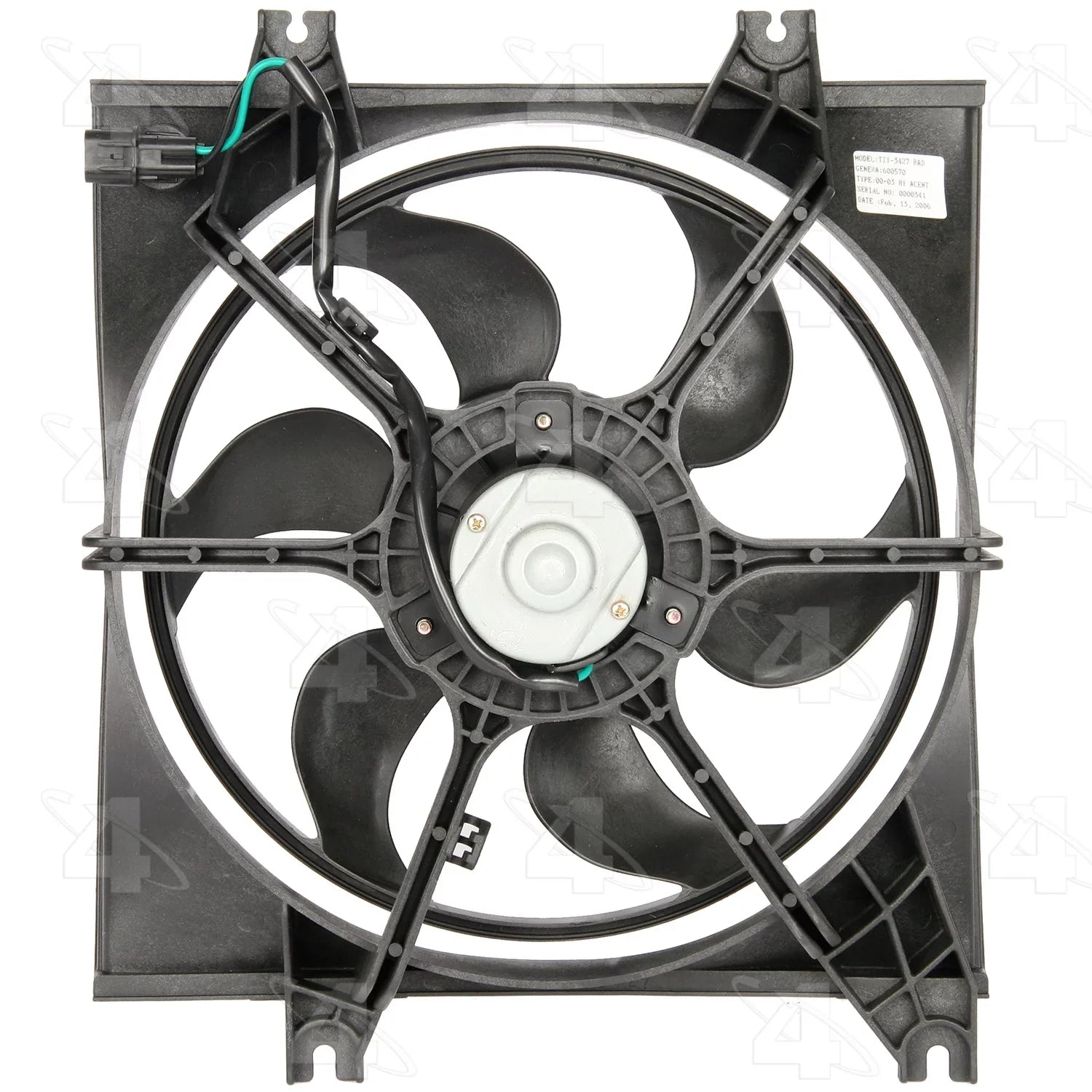 Four Seasons 75382 Cooling Fan Assembly Fits select: 2000-2006