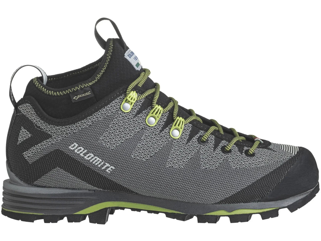 Dolomite Veloce  Shoes - Mens, Pewter Grey/Green Shoot, 10.5M/11.5W, 26952311