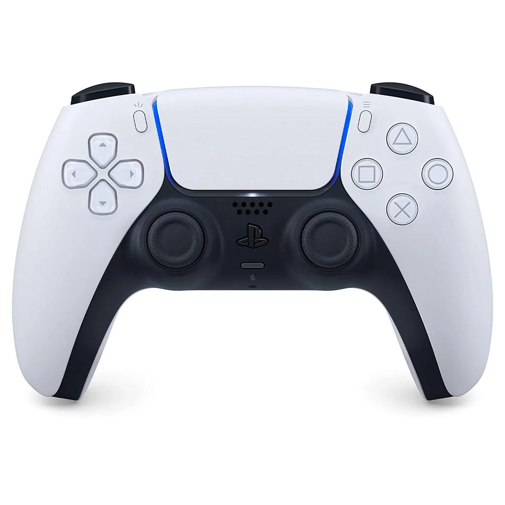 Sony Playstation 5 Disc Version (Sony PS5 Disc) with White Extra Controller,  The Show 21 and Microfiber Cleaning Cloth Bundle