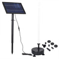 Arealer 10V8W Solar Powered Fountain Pump Pump with Adjustable Solar Panel  Birdbath Fountain Pump Fountain Panel Kit for FishSmall Pond Garden Patio Lawn Pool