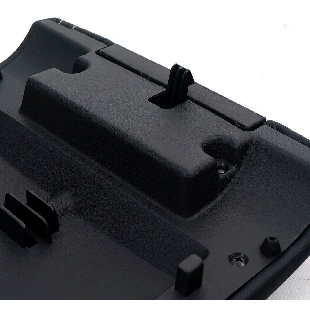 Teledu Center Console Arm Rest Lid Cover Fit For F150 2009-2014 Ford F-150 Black New