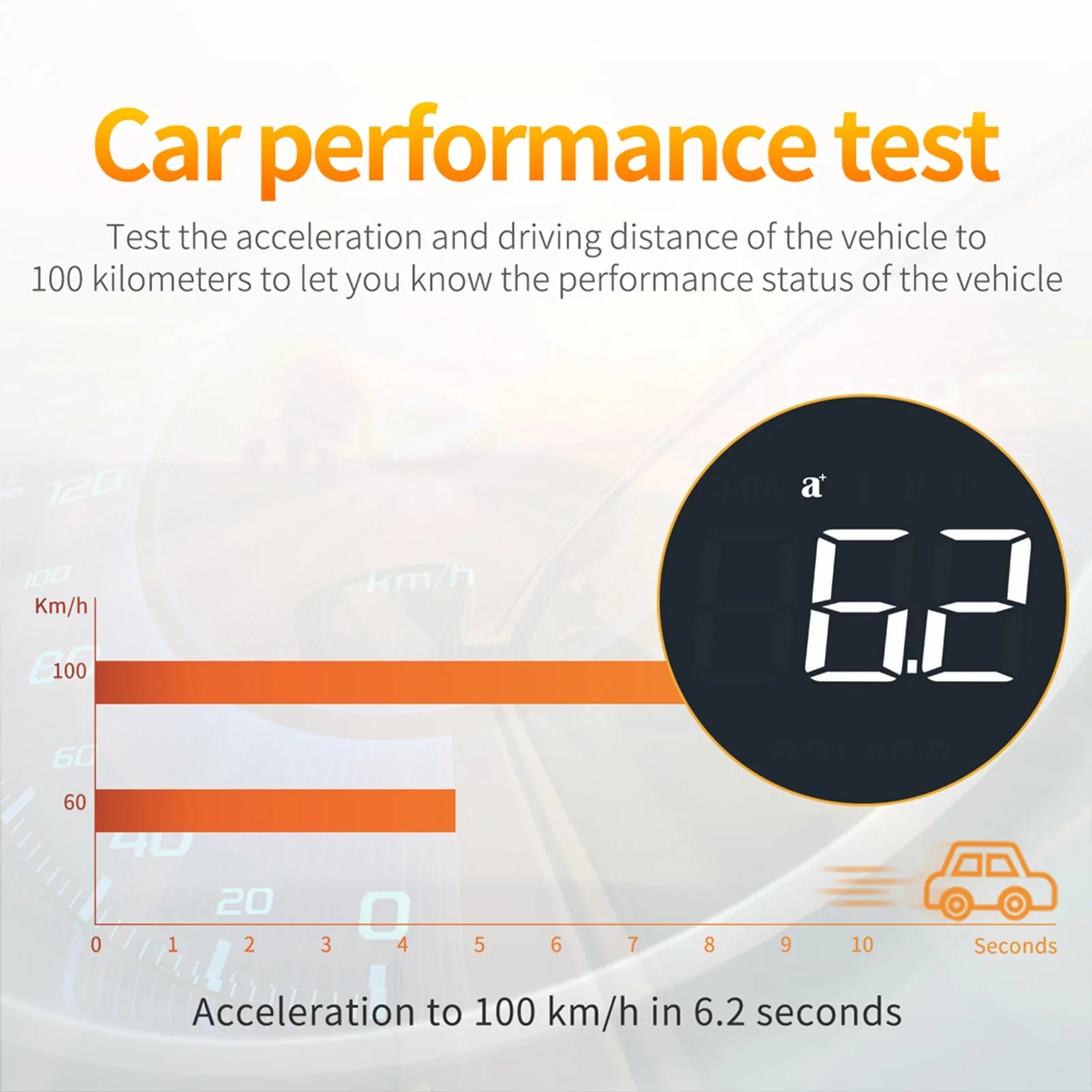 Moobody  Speedometer Head-Up Display  for Car Diagnostic Detector Safe Driving