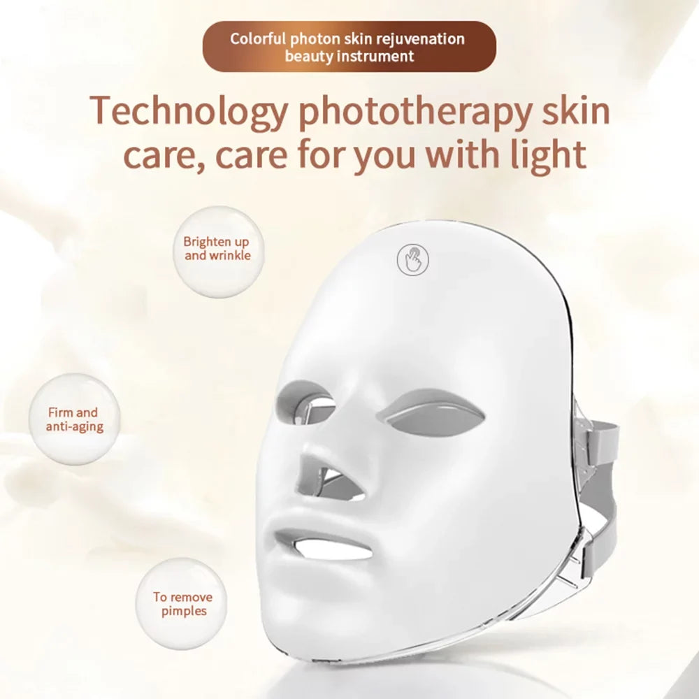 Yabuy Beauty Instrument for Rejuvenation Colorful Photon with 90  Lamp Rechargeable